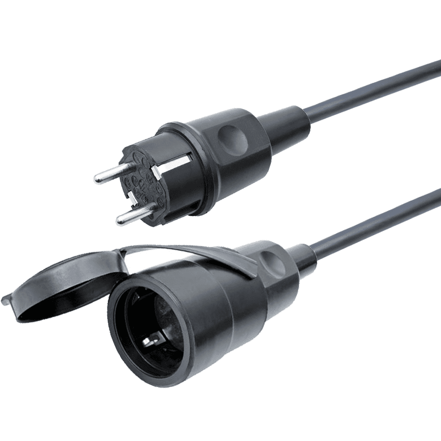 Toon details voor verlengkabel H07RNF 1,5mm2 Schuko AVA 442 > 452 25m Afbeelding van verlengkabel H07RNF 1,5mm2 Schuko AVA 442 > 452 25m