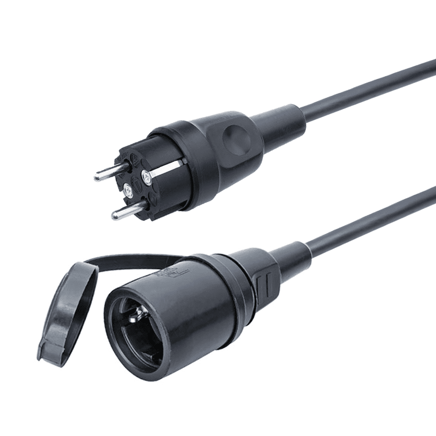 Toon details voor verlengkabel H07RNF 1,5mm2 Schuko AVA 341 > 351 15m Afbeelding van verlengkabel H07RNF 1,5mm2 Schuko AVA 341 > 351 15m