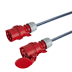 Toon details voor verlengkabel H07RNF 2,5mm2 CEE 5 pin 16A 400V rood PCE 30m Afbeelding van verlengkabel H07RNF 2,5mm2 CEE 5 pin 16A 400V rood PCE 30m