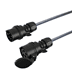 Toon details voor verlengkabel H07RNF 2,5mm2 CEE 5 pin 16A 400V zwart(rd) PCE 25m Afbeelding van verlengkabel H07RNF 2,5mm2 CEE 5 pin 16A 400V zwart(rd) PCE 25m