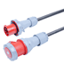 Toon details voor verloopkabel H07RNF 16mm2 CEE 5 pin 63A > 5 pin 125A rood PCE  3,0m Afbeelding van verloopkabel H07RNF 16mm2 CEE 5 pin 63A > 5 pin 125A rood PCE  3,0m