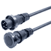 Toon details voor verlengkabel H07RNF 25mm2 CEE 5 pin 125A 400V zwart(rd) Bals 10m Afbeelding van verlengkabel H07RNF 25mm2 CEE 5 pin 125A 400V zwart(rd) Bals 10m