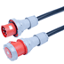 Toon details voor verlengkabel H07RNF 25mm2 CEE 5 pin 125A 400V rood PCE 25m Afbeelding van verlengkabel H07RNF 25mm2 CEE 5 pin 125A 400V rood PCE 25m