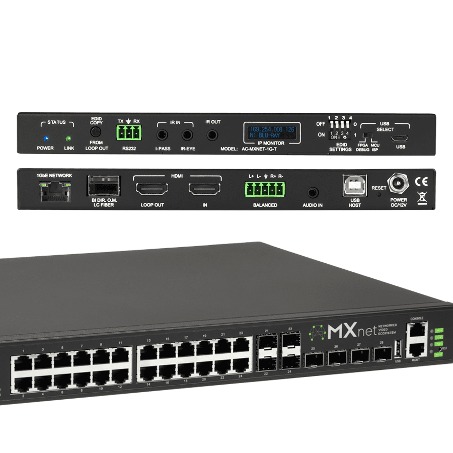 Afbeelding voor categorie MXnet 1G AV over IP