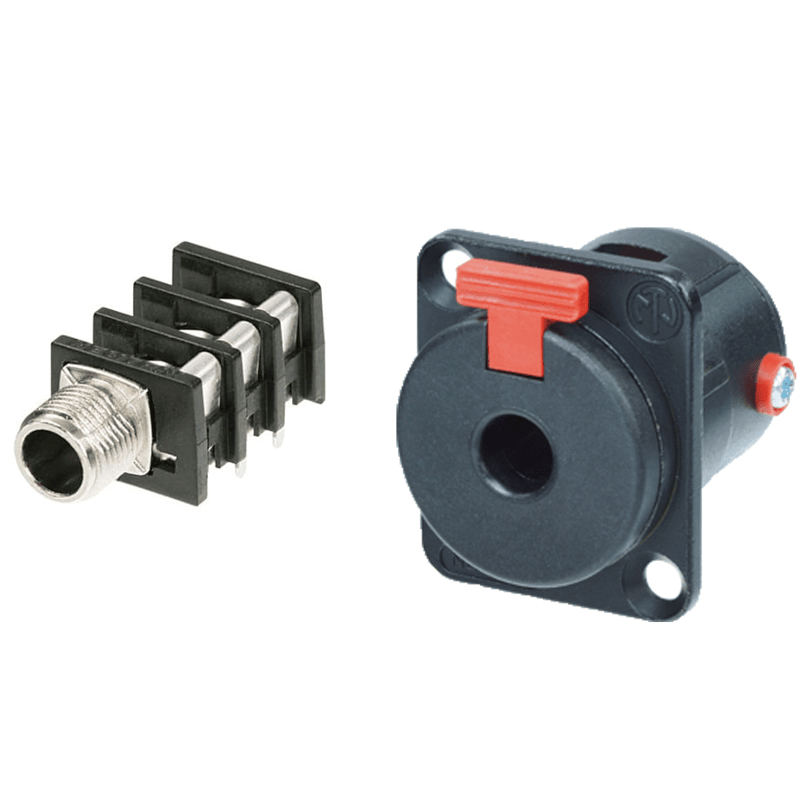 Bild für Kategorie Jacks 1/4" 6.35mm chassisdelen