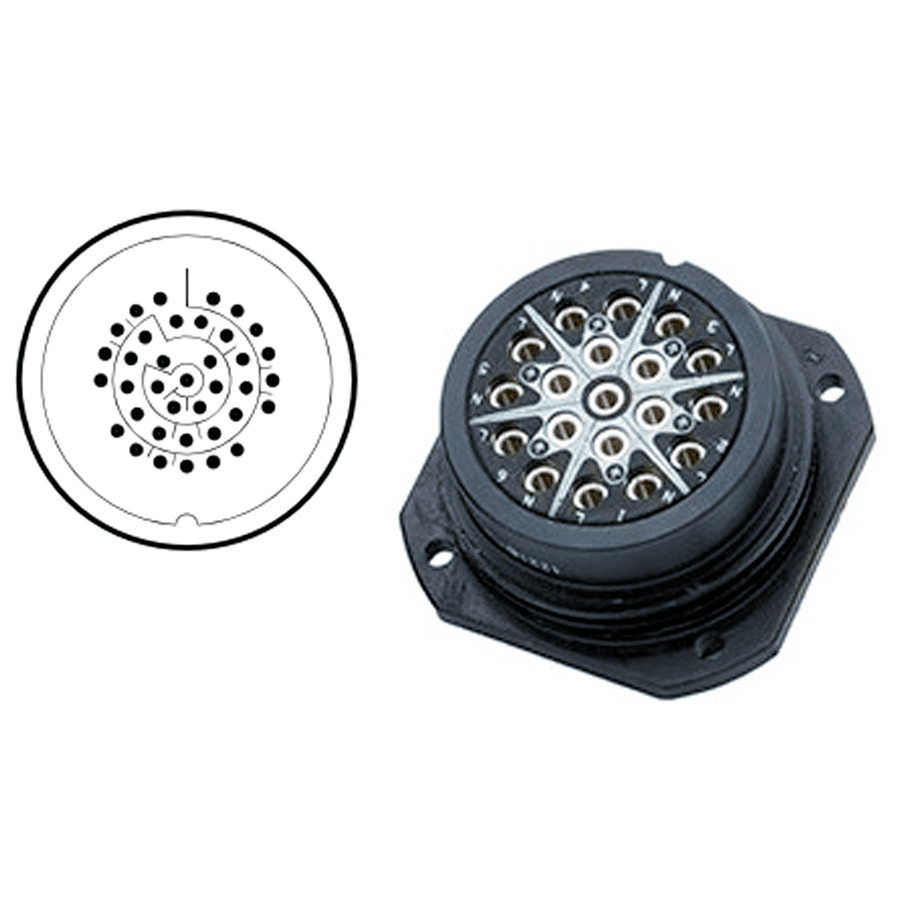 Afbeelding voor categorie ALFAR - CEEP - Socapex Multipin Connectors