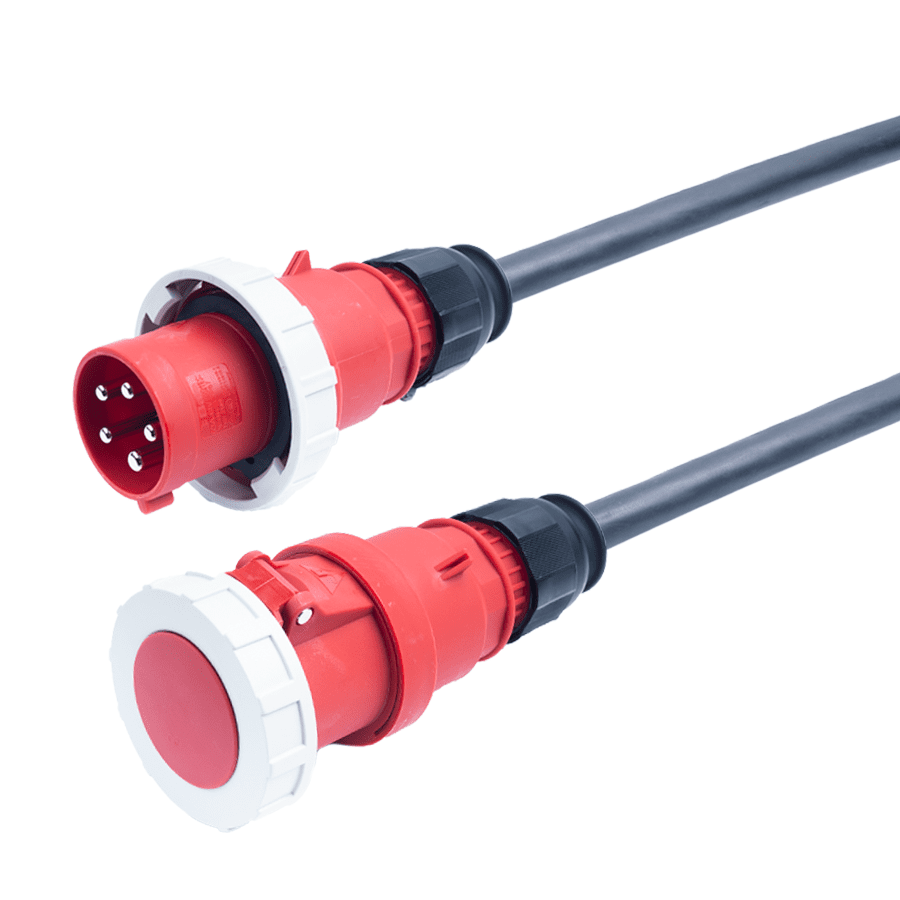 Picture for category CEE 63A 400V 5p rood Bals verlengkabel