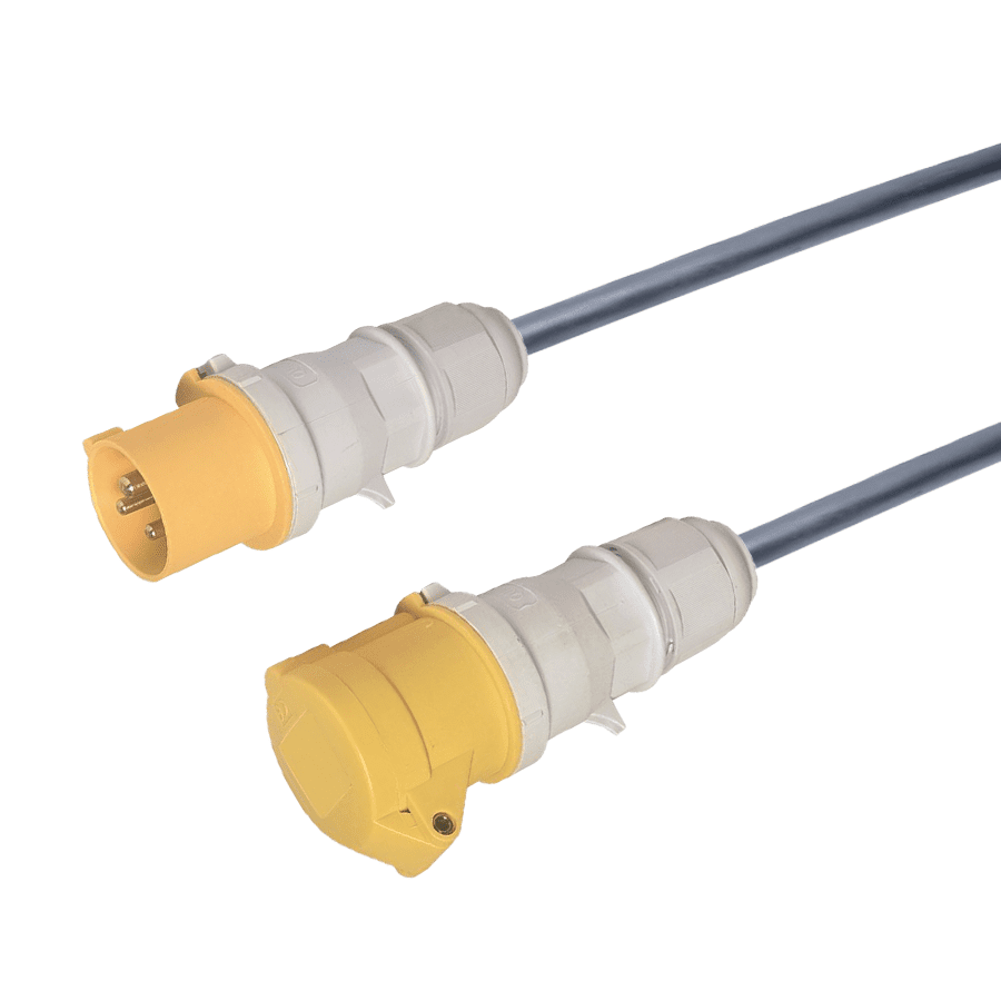 Picture for category CEE 16A 110V 4p geel Bals verlengkabel