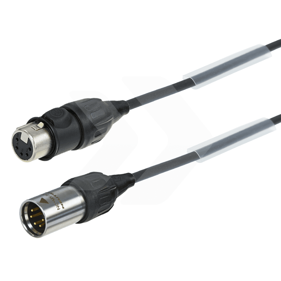 Picture for category DMX-kabel PUR met Neutrik XLR 5p TOP