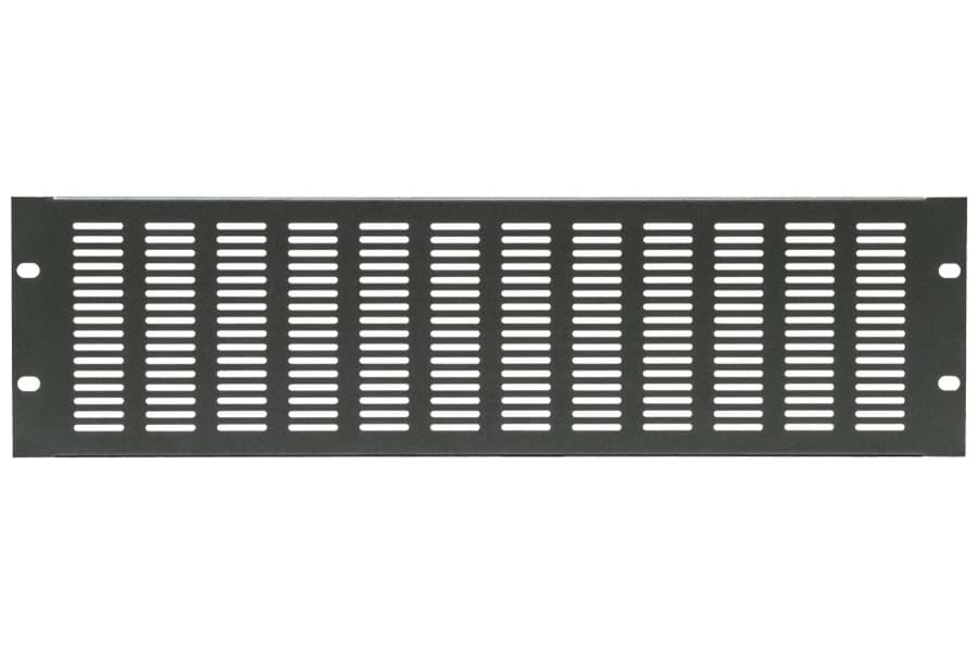 Afbeelding van frontplaat 19inch 3HE-U ventilatiesleuven