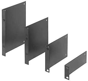 Picture of bevestigingsplaat voor apparatuur 19inch 1HE d140mm zwart