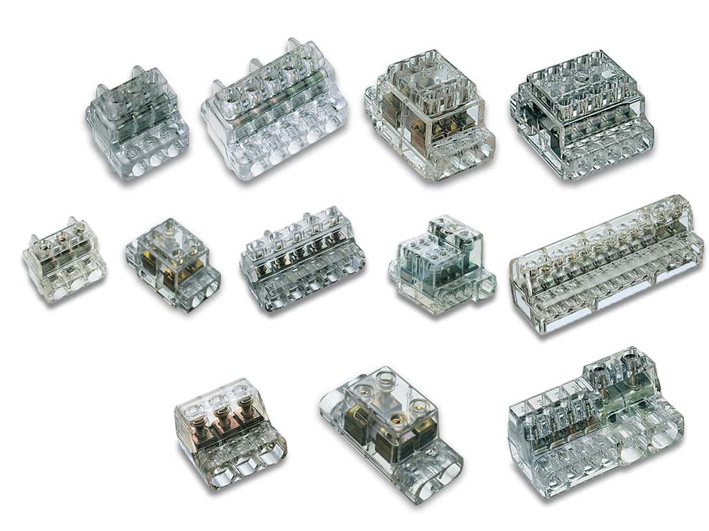 Afbeelding van Verdeelblok 1F  60A 10x1-6mm2 TS35 Cembre