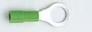 Picture of ringkabelschoen geisoleerd 0.2-0.5mm2 groen M6 PC-V0 VPE100