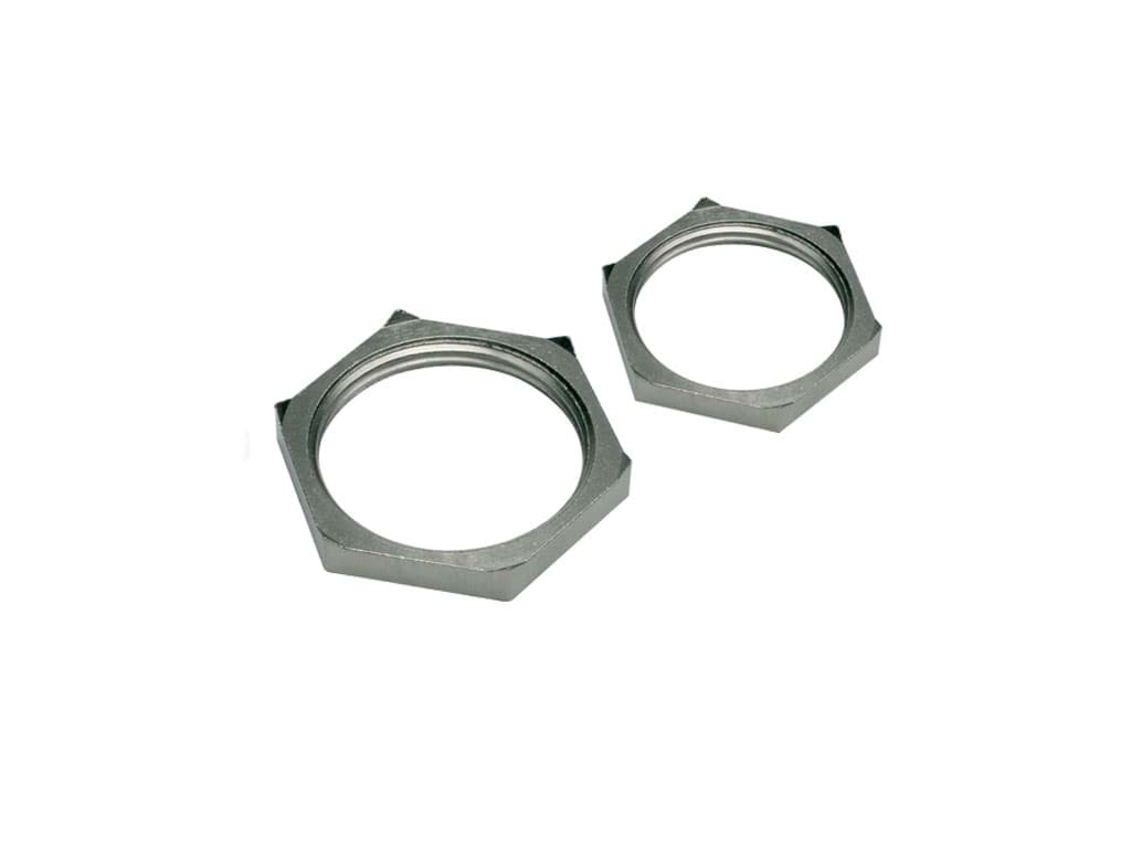 Afbeelding van EMC LOCKNUT IP 68,5 M25X1,5 NICKEL PLATED BRASS
