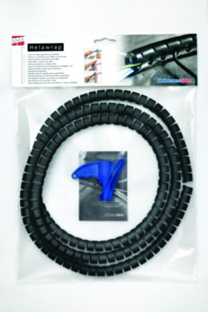 Picture of Helawrap kabelbundelslang d=16mm 2m+tool zwart