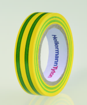 Bild von isolatietape 15mm 10m groen-geel
