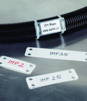Bild von Markeringsplaatje 44x19 mm transpar