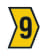 Afbeelding van Helagrip merker 1-3mm 9 geel ROL1000