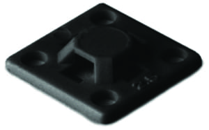 Bild von plakzadel 19.0x19.0x3.8mm zwart