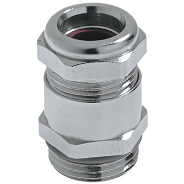 Picture of wartel messing IP68 M20 doorlaat 8.5-10.8mm tap=8mm nikkel Skindicht