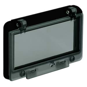 Afbeelding van klapvenster IP54  8 module zwart Bals