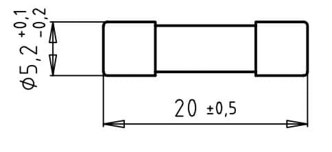 Picture of glaszekering 5x20mm F6.3A