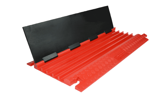 Picture of Black Line kabelgoot 5x33x19mm L=0,91m rood+zwarte deksel Low Profile