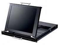 Afbeelding van KVM keyboard 1HE 17inch LCD-scherm 16x CAT5