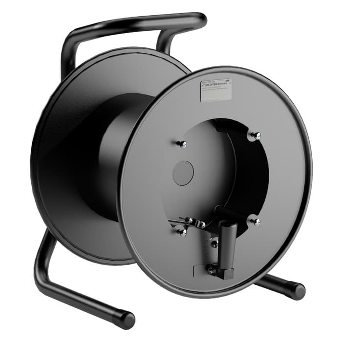 Bild von haspel HT305 metaal met blindplaat zwart