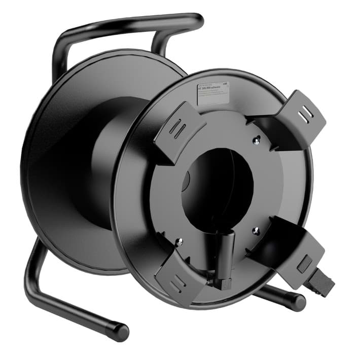 Bild von haspel HT305 metaal met hulpspoel zwart