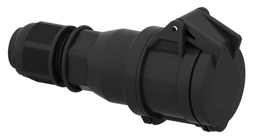 Bild von CEE koppeling 4p  16A 400V 6h zwart IP44 Bals EVENT QuickConnect