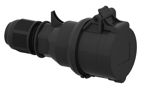 Bild von CEE koppeling 5p  16A 400V 6h zwart IP44 Bals EVENT QuickConnect onver