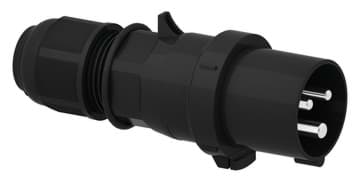 Bild von CEE steker 3p  16A 230V 6h zwart IP44 Bals EVENT QuickConnect