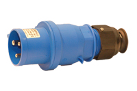 Picture of CEE steker 3p  32A 230V 6h blauw IP44 Bals QuickConnect