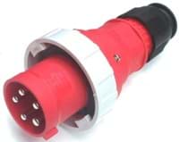 Bild von CEE steker 5p  63A 400V 6h rood IP67 Bals EVENT schroef