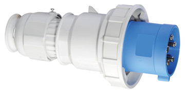 Bild von CEE steker 5p  63A 230V 9h blauw IP67 Bals schroef