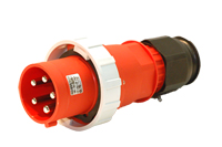 Bild von CEE steker 5p 125A 400V 6h rood IP67 Bals EVENT schroef