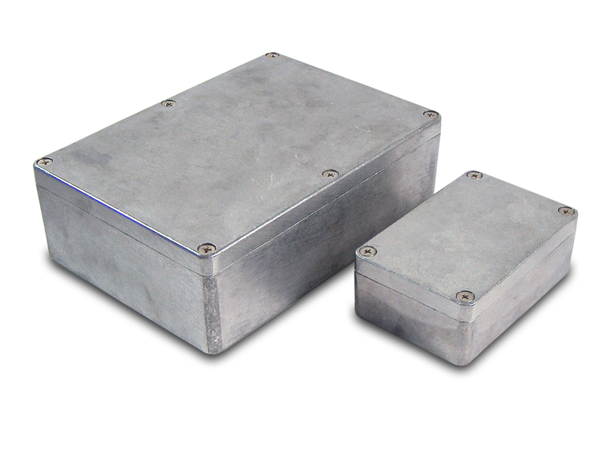 Picture of behuizing aluminium 121x121x102mm blank Heavy Duty IP54-IP65