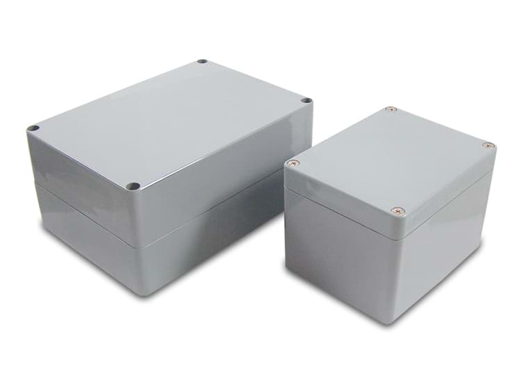 Bild von behuizing kunststof 115x 65x 40mm ABS donkergrijs IP65