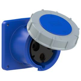 Bild von CEE wcd-inbouwRecht 3p 125A 230V 6h blauw 120x120mm IP67 PCE
