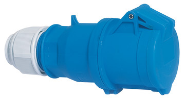 Bild von CEE koppeling 3p  32A 230V 6h blauw IP44 Bals QuickConnect
