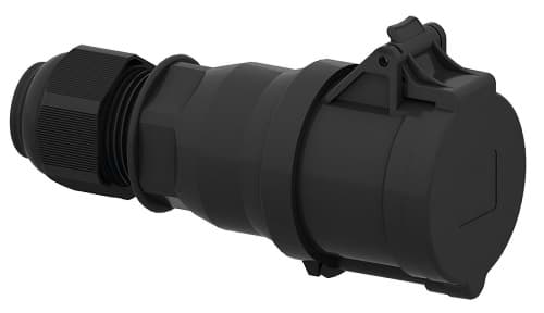 Bild von CEE koppeling 5p  32A 400V 6h zwart IP44 Bals EVENT QuickConnect