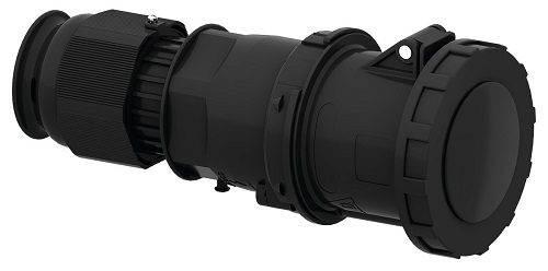Bild von CEE koppeling 5p 125A 400V 6h zwart IP67 Bals EVENT schroef
