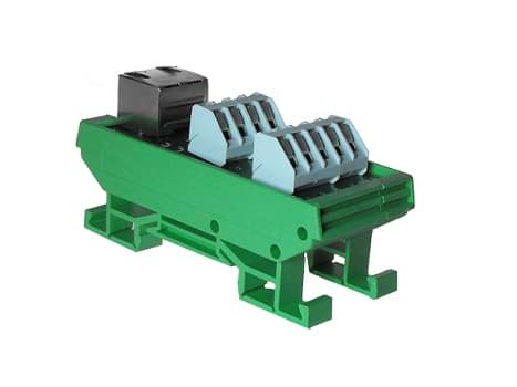 Bild von Interface module DIN Rail RJ45 (8p8c) > screw terminals