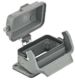 Bild von Han 10B-1LOCK aanbouw + kap metaal grijs