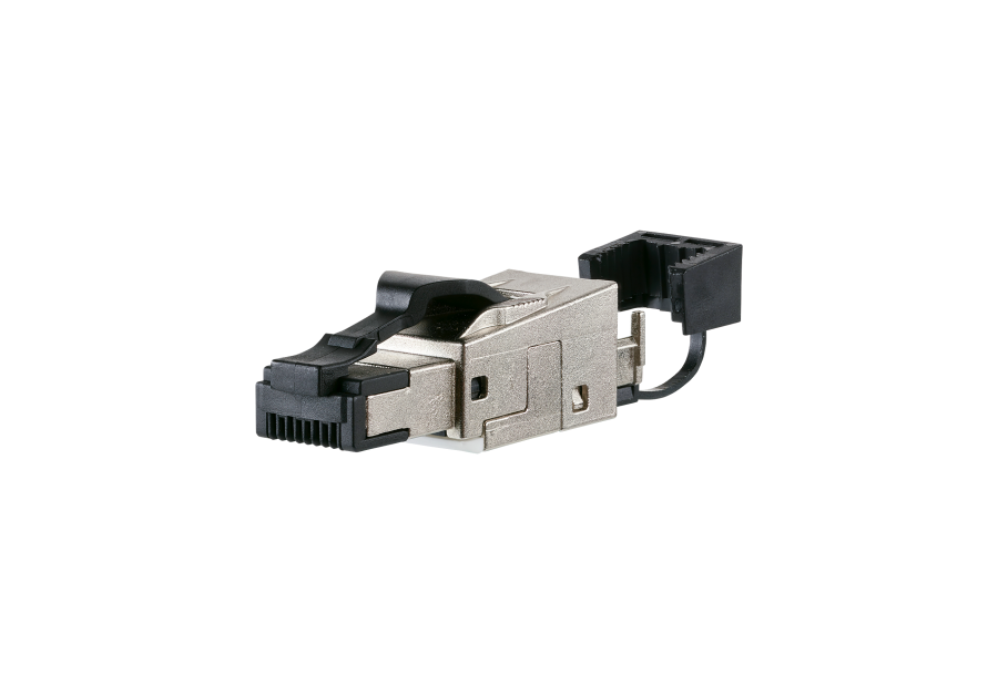 Picture of RJ45 field connector CAT6A met klem 5,5-9,5mm AWG26-22/1 AWG27-22/7