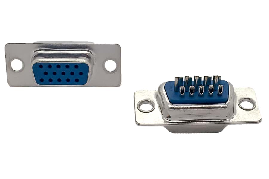 Bild von D-sub connector 15p HD female solder economic