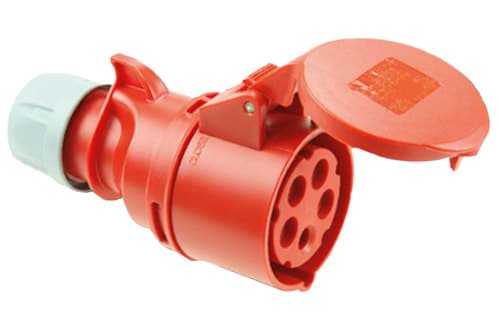 Bild von CEE koppeling 5p  32A 400V 6h rood IP44 PCE