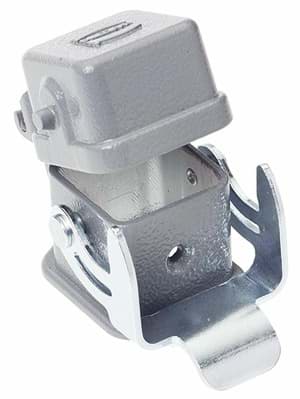 Afbeelding van Han  3A-1LOCK aanbouw metaal + deksel no seal grijs
