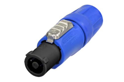 Afbeelding van powerCON 20A kabeldeel 2 pin + aarde bus blauw CBC BULK